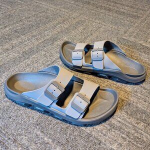 Birkenstock Mogami Terra Apex Whale Grey 2 Strap Men's Slide Sandals 10M / 43 EU
